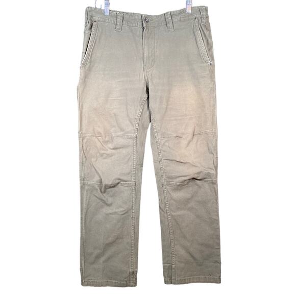 Eddie Bauer Mens Pants Green Relaxed Fit Cargo Straight Leg 34x30 (34x27) - Picture 1 of 14